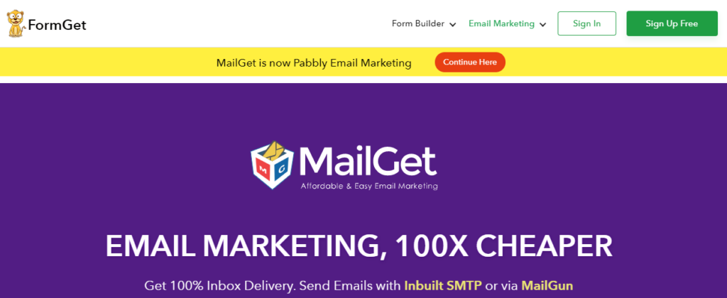 MailGet - Best email marketing service 2020