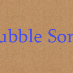 bubble sort feature