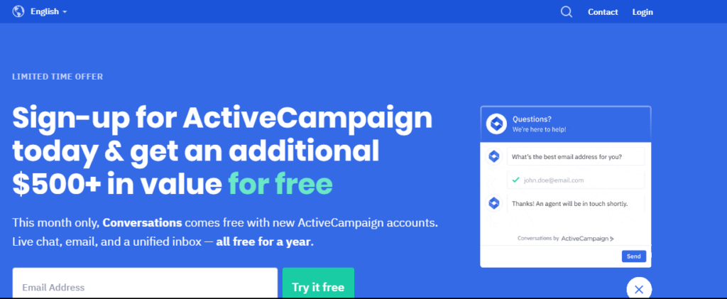 active campaign email marketing service