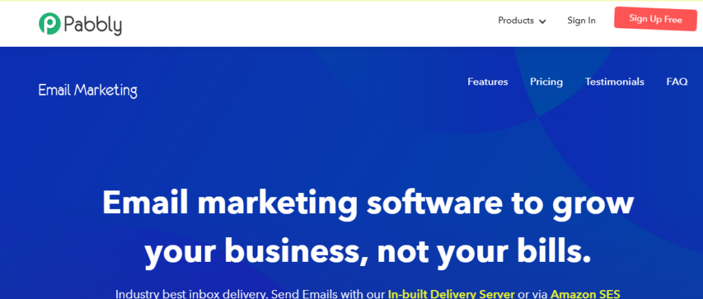 pabbly email marketing service