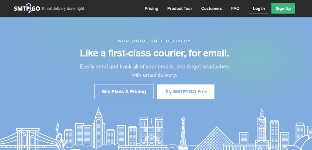 smtp2go smtp service provider