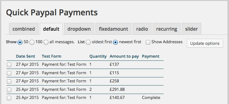 quick paypal payments-wordpress paypal plugin