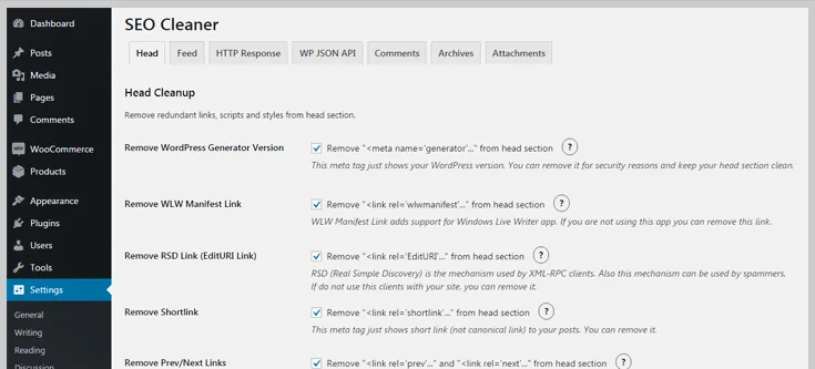 seo cleaner wordpress seo plugin