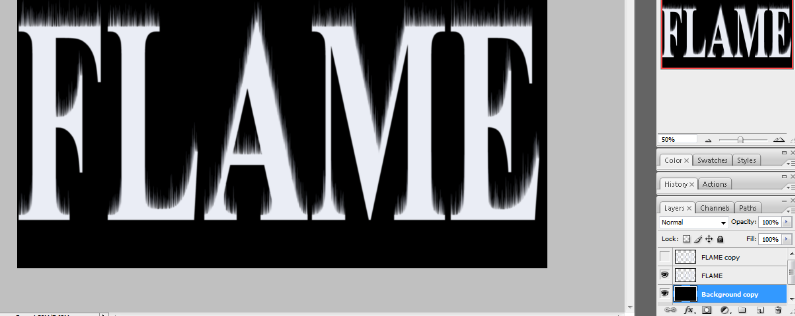 Flaming Hot Fire Text in Photoshop 12