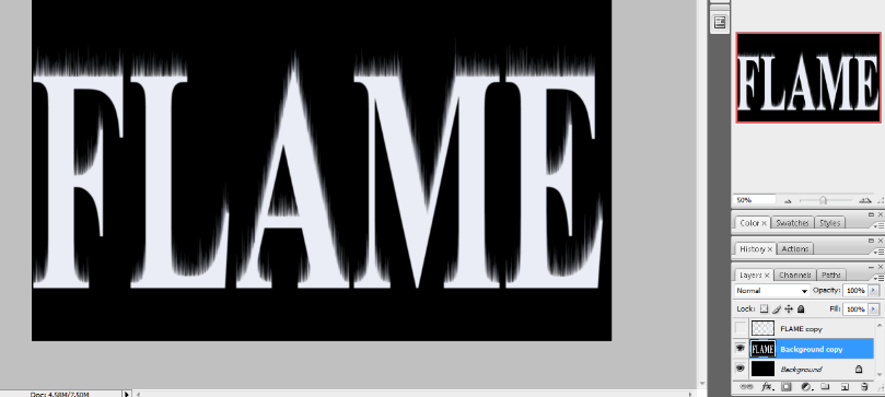 Flaming Hot Fire Text in Photoshop 13