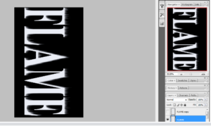Flaming Hot Fire Text in Photoshop 9