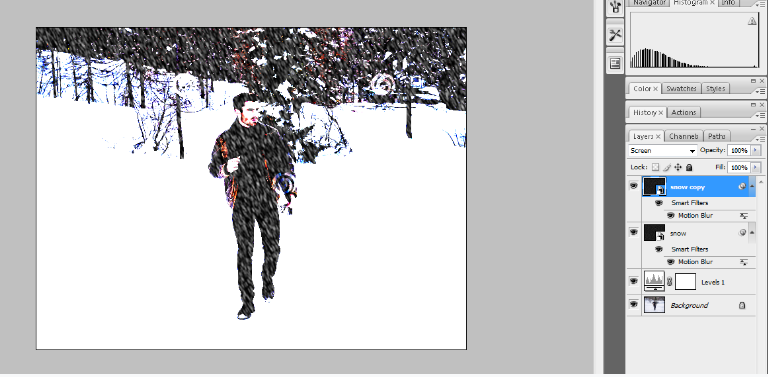 How to Add Falling Snow to Your Photos with Photoshop 16