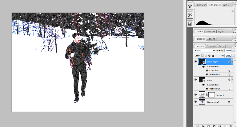 How to Add Falling Snow to Your Photos with Photoshop 19