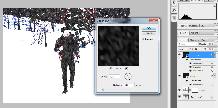 How to Add Falling Snow to Your Photos with Photoshop 20