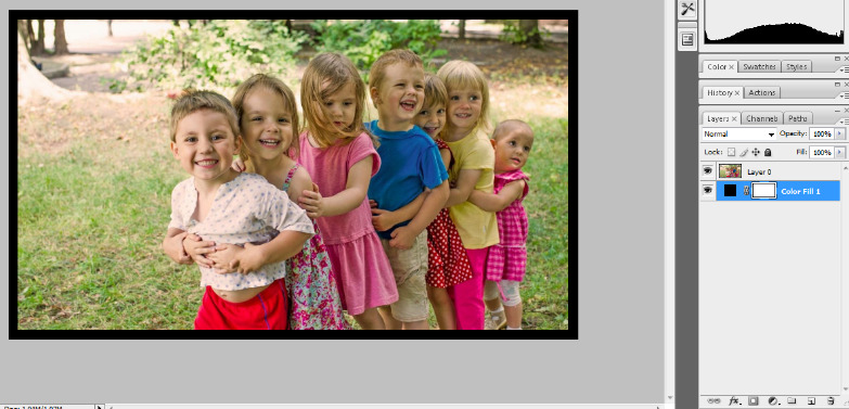 How to Add a Border to a Photo with Photoshop 7