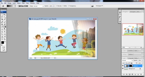 Layer mask in Photoshop in Hindi 9