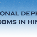 functional dependency in dbms in hindi