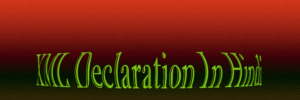 xml declaration in hindi