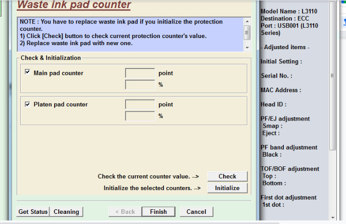 waste inkpad counter setting4