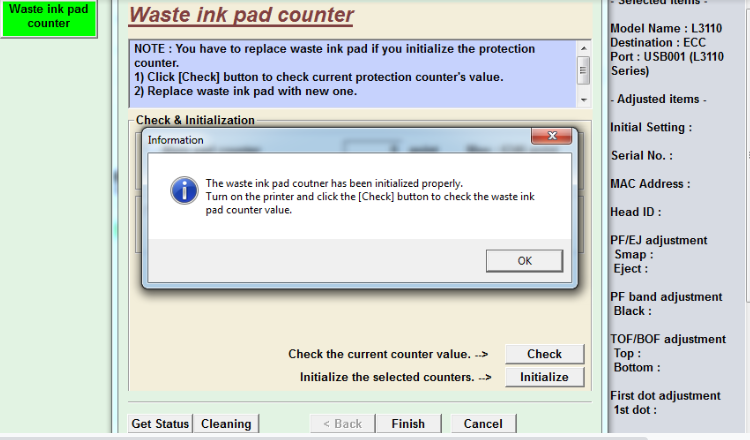 waste inkpad counter setting6