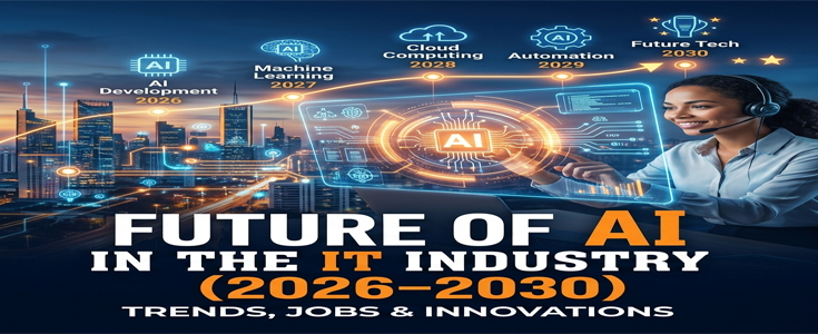Future of AI in the IT Industry (2026–2030): Trends, Jobs & Innovations