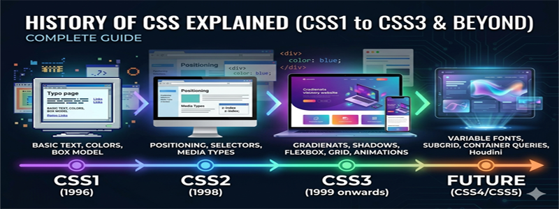 The Complete History of CSS in Hindi: From Basic Styling to Modern Web Design