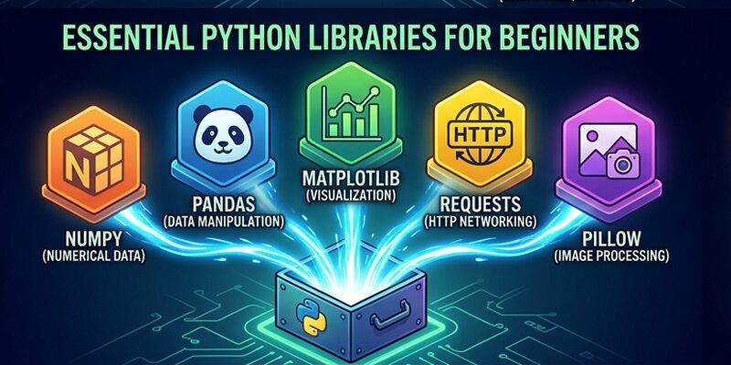 Best Python libraries for beginners content img
