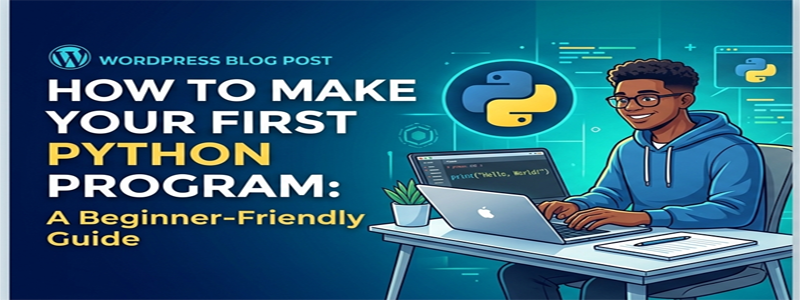 How to Make Your First Python Program: A Beginner-Friendly Guide