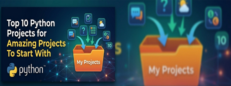 Top 10 Python Projects for Beginners feature img
