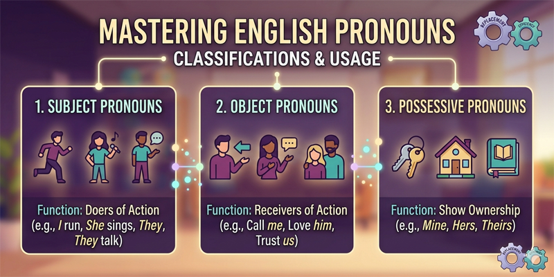 types of pronouns in English content img