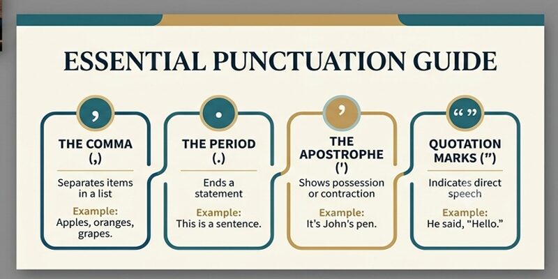 Punctuation Rules in English Writing content img