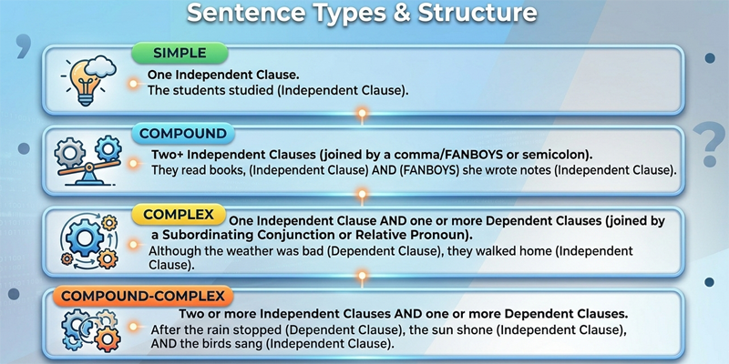 Sentence Structure in English content img