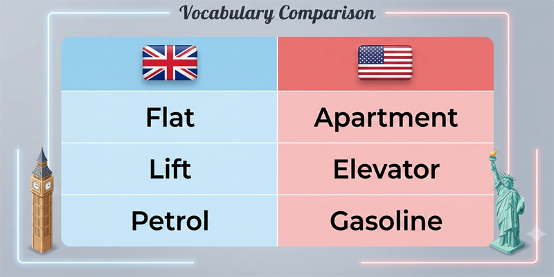 British English vs American English content img