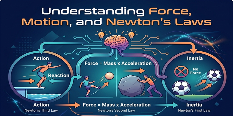 Force, Motion, and Newton's Laws content img