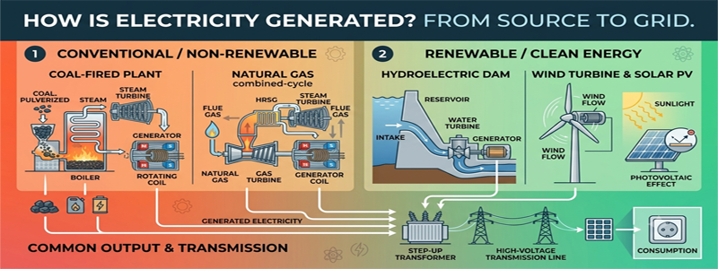 How Is Electricity Generated? Amazing Journey of Electricity