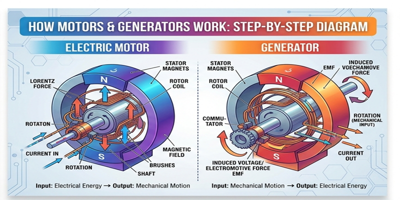 Electric Motor and Generator content img