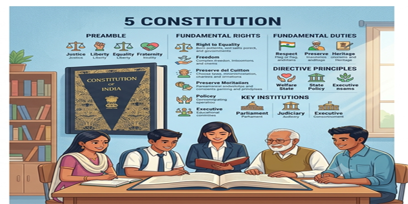 Indian Constitution Explained content img