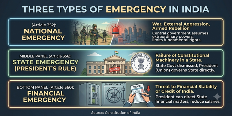 Emergency Provisions in India content img