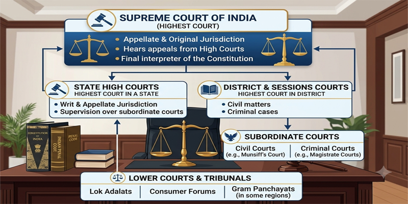 High Courts and District Courts content img