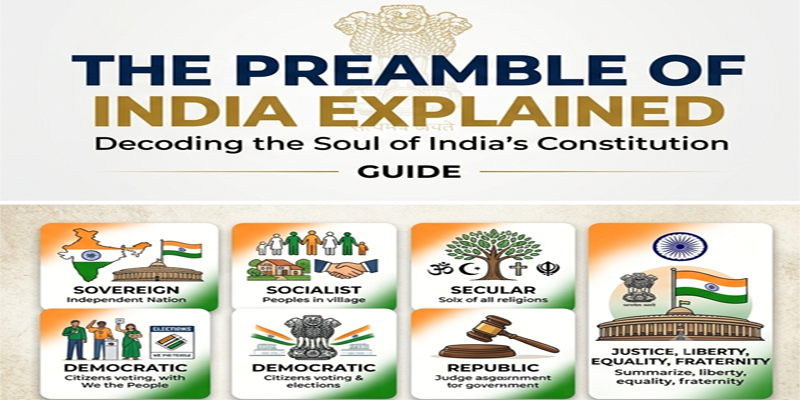 The Preamble of India Explained content img
