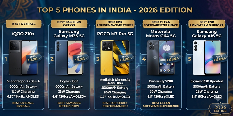 Best Mobile Phones Under ₹15,000 content img