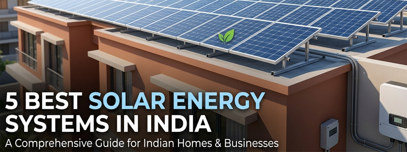 5 Best Solar Energy Systems in India in 2026